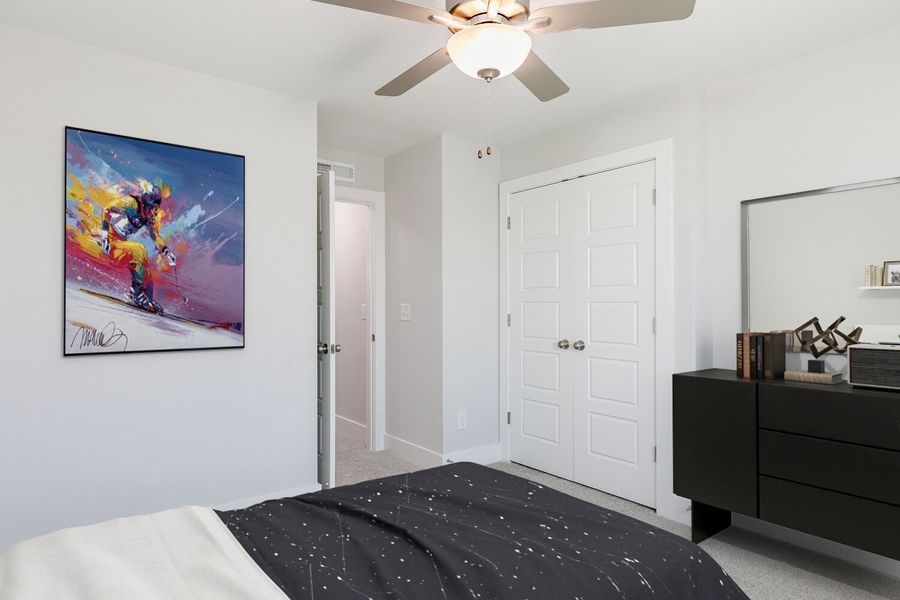 Representative furnished interior of a home built from the Aurora II by Mattamy Homes in Ashmore Townes, Raleigh (Image 17).
