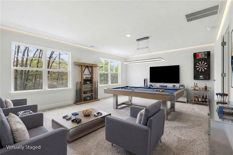 Furnished interior view inside a new home in Thunder Ridge, Dawsonville (Image 6).