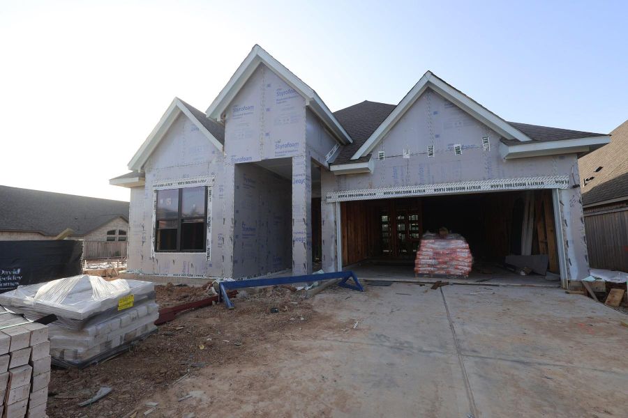 In-progress construction of a new home in Kresston - Enclave Collection, Montgomery, TX (Image 8).