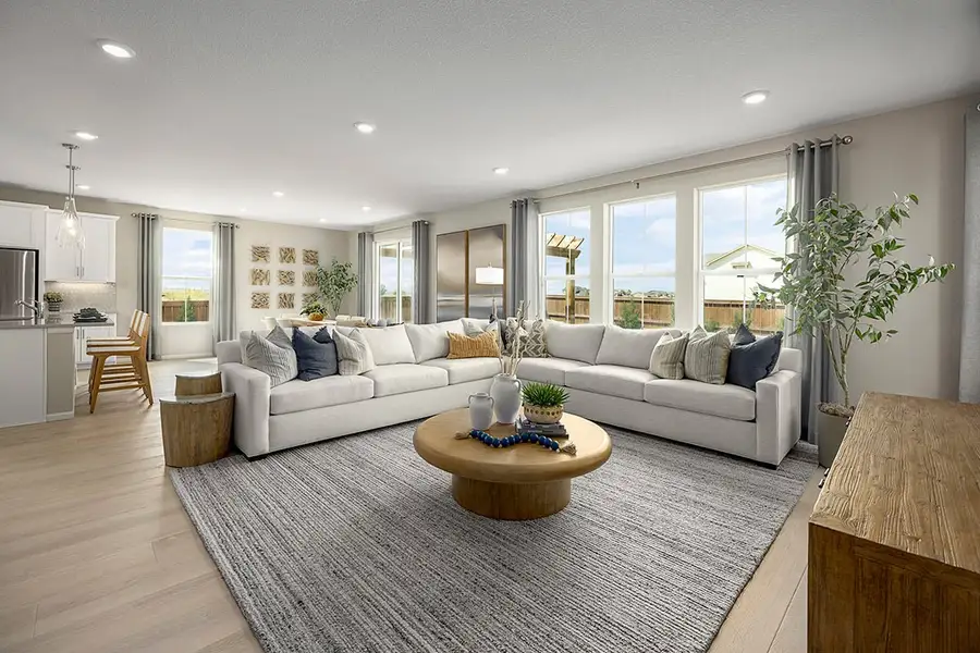 Representative furnished interior of a home built from the 2714 by KB Home in Windler Midtown Starlight, Aurora (Image 5).