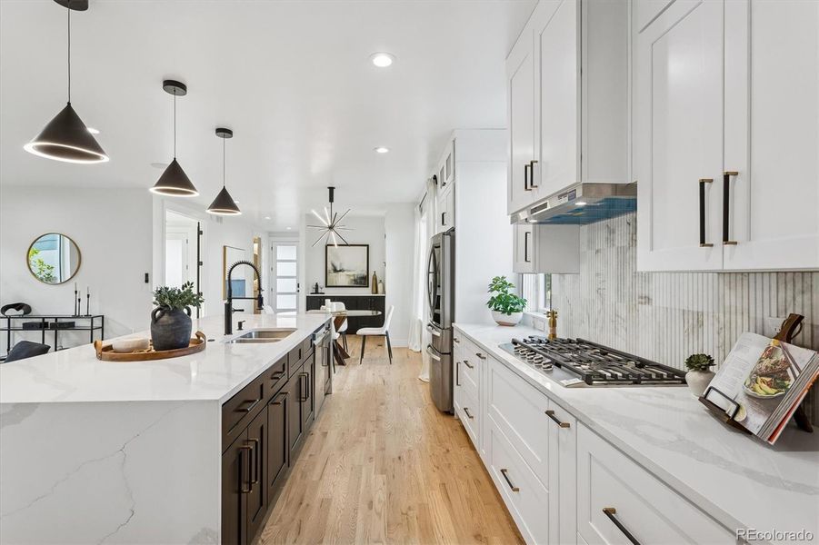 Furnished interior view inside a new home in , Denver (Image 14).