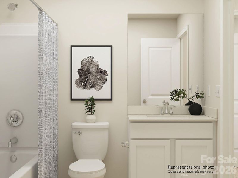 Furnished interior view inside a new home in Bakers Creek, Kannapolis (Image 10).