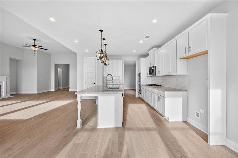 Furnished interior view inside a new home in The Manor at Gainesville Township, Gainesville (Image 5).