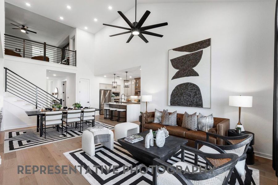 Furnished interior view inside a new home in Easton Park, Austin (Image 26).