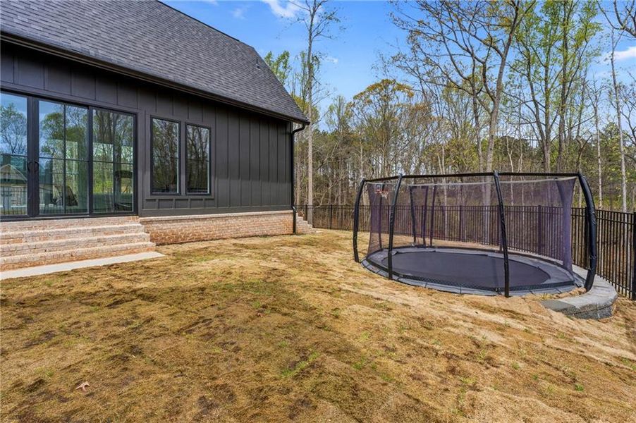 Exterior details and patio area of a home in , Dacula (Image 33).