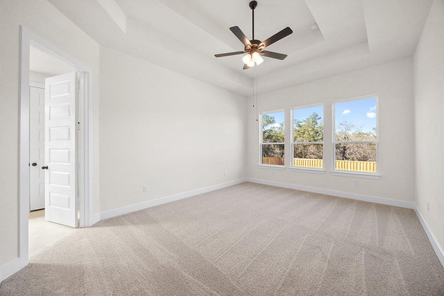 Spacious, unfurnished interior of a new home in Bridgeland, Cypress (Image 21).