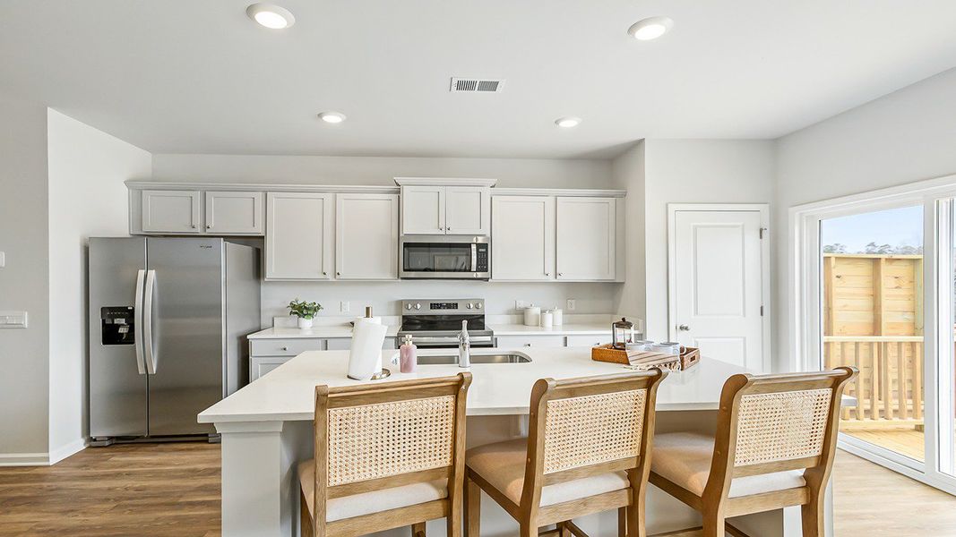 Representative furnished interior of a home built from the Denmark by D.R. Horton in Marion Village, Santee (Image 7).