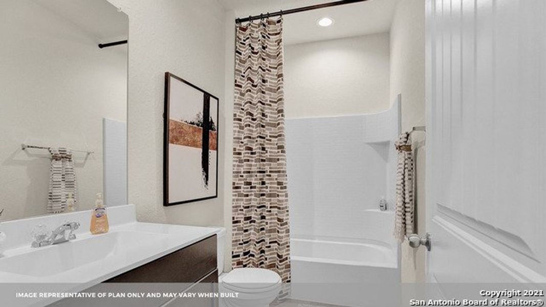 Furnished interior view inside a new home in Arroyo Ranch, Seguin (Image 11). Furnished interior view inside a new home in Arroyo Ranch, Seguin (Image 11).