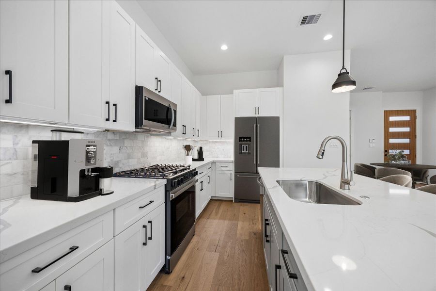 Furnished interior view inside a new home in , Houston (Image 7).