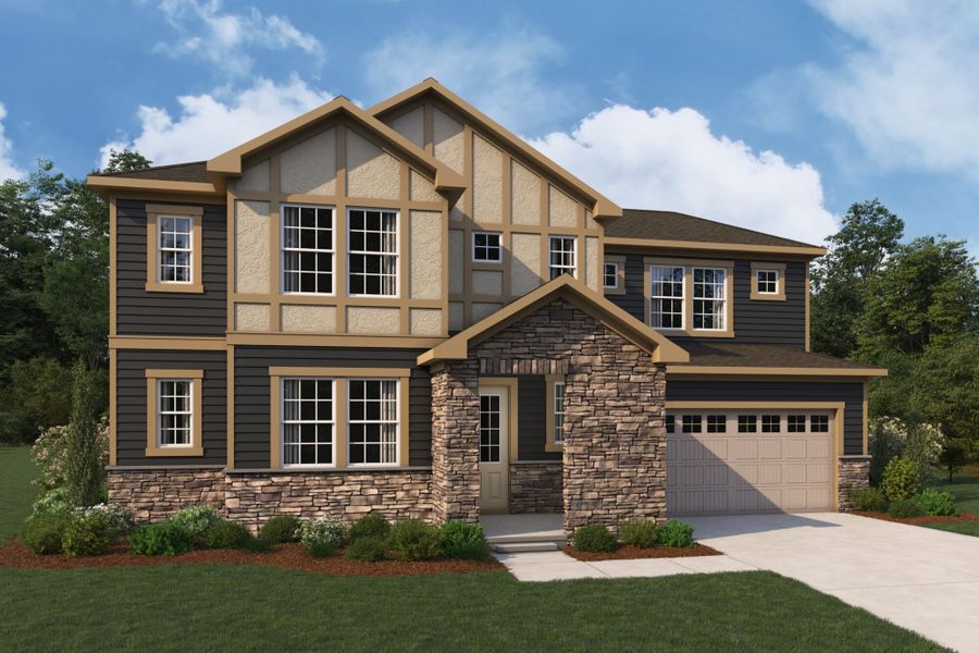 Eldorado Tudor Elevation rendering