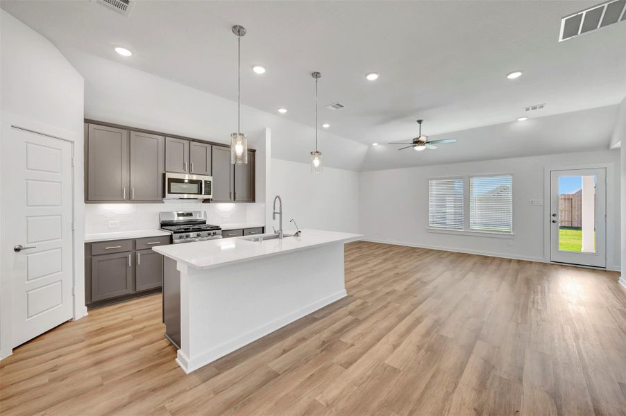 Furnished interior view inside a new home in Sorella, Tomball (Image 11).