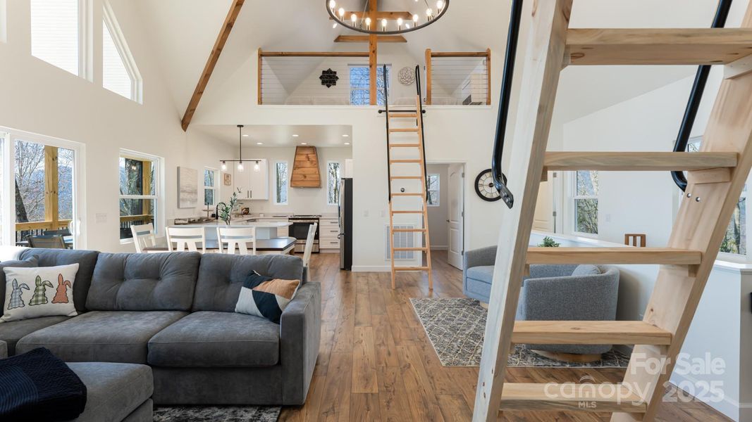 Furnished interior view inside a new home in , Waynesville (Image 12).