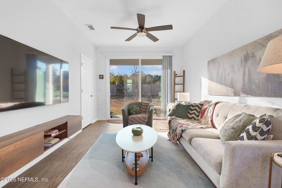 Furnished interior view inside a new home in , St. Johns (Image 11).