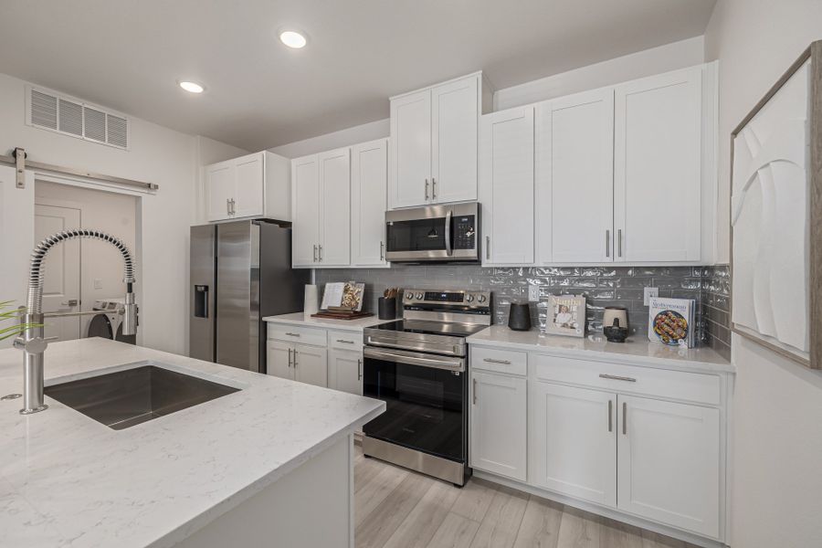 Furnished interior view inside a new home in The Residences at Victory Ridge, Colorado Springs (Image 7).