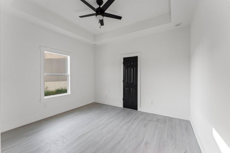 Spacious secondary bedrooms. Photos are representative of the same floor plan built by this builder. Finishes will be the same or similar.