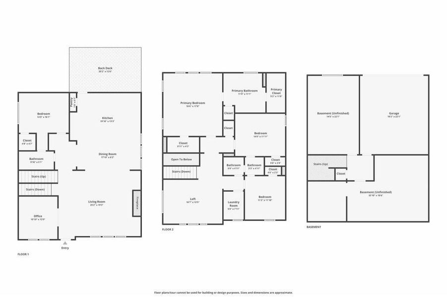 2D floor plan layout of this home in Hemingway, Flowery Branch, GA (Image 5).