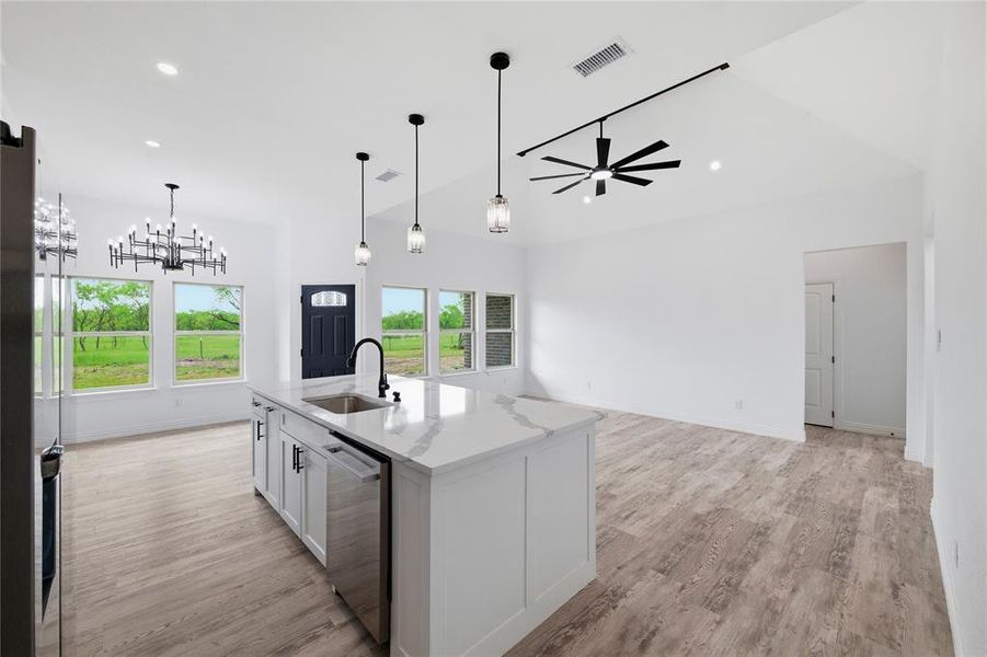 Furnished interior view inside a new home in , Corsicana (Image 9).