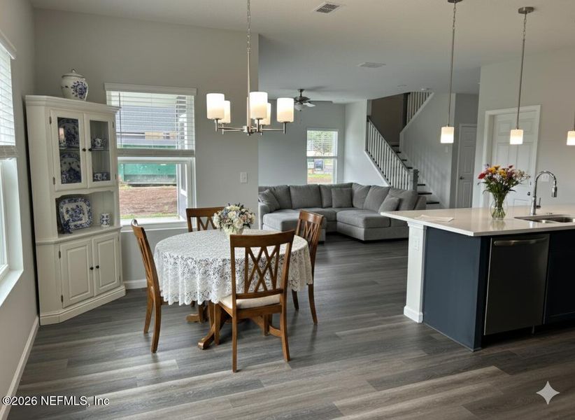 Furnished interior view inside a new home in , Jacksonville (Image 6).