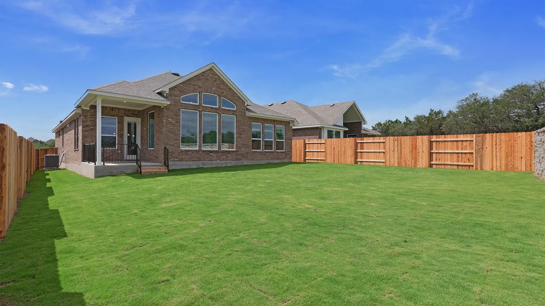 Representative exterior details of a home built from the Mariah by Chesmar Homes in Crescent Bluff, Georgetown (Image 16).