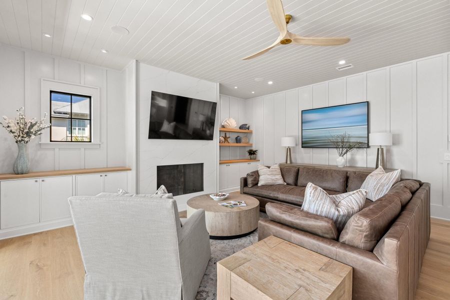 Furnished interior view inside a new home in , Sullivan's Island (Image 62). Furnished interior view inside a new home in , Sullivan's Island (Image 62).