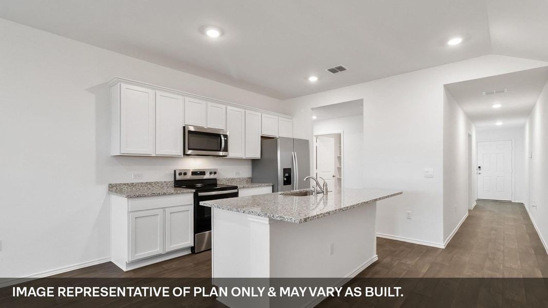 Furnished interior view inside a new home in Palomino, Manor (Image 5).
