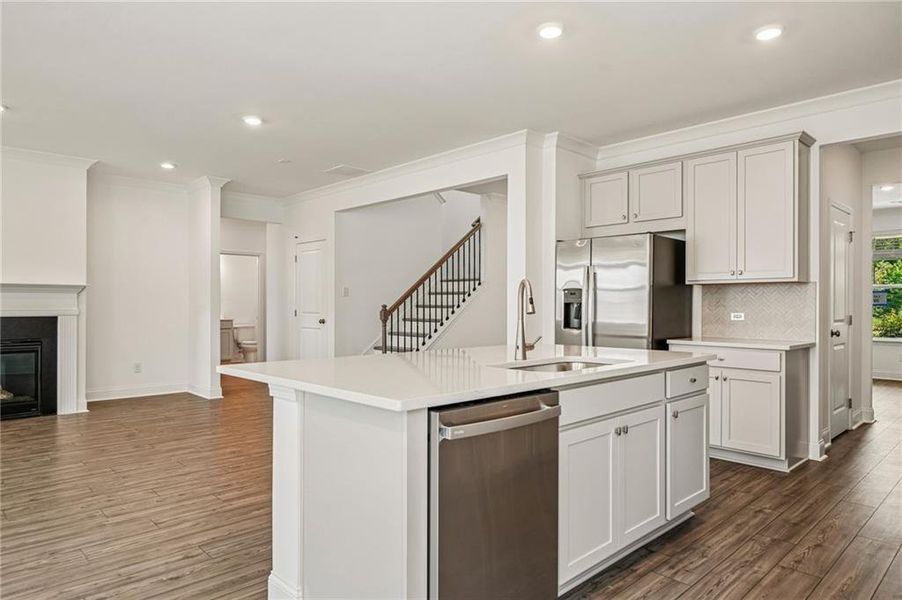 Furnished interior view inside a new home in Bennett Farm, Loganville (Image 8).