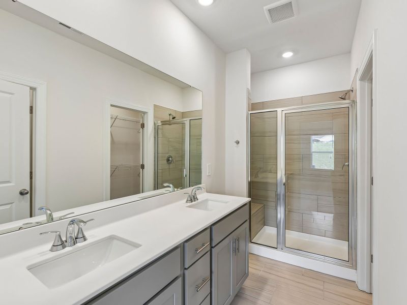 Furnished interior view inside a new home in Seattle Crossing, Shelby (Image 5).