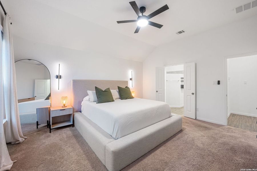 Furnished interior view inside a new home in , Bulverde (Image 14). Furnished interior view inside a new home in , Bulverde (Image 14).