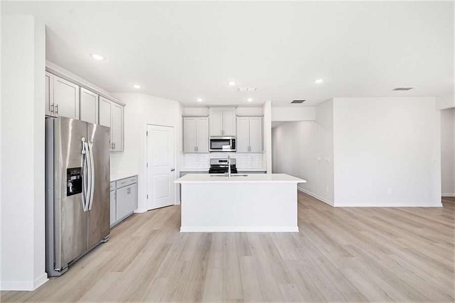 Furnished interior view inside a new home in , Fairburn (Image 16).