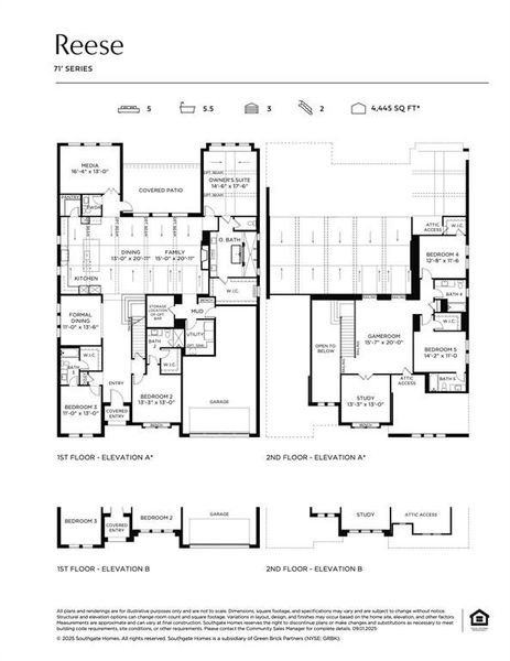 Exquisitely designed and beautifully finished, our new Reese floor offers all of the space and style your family deserves!