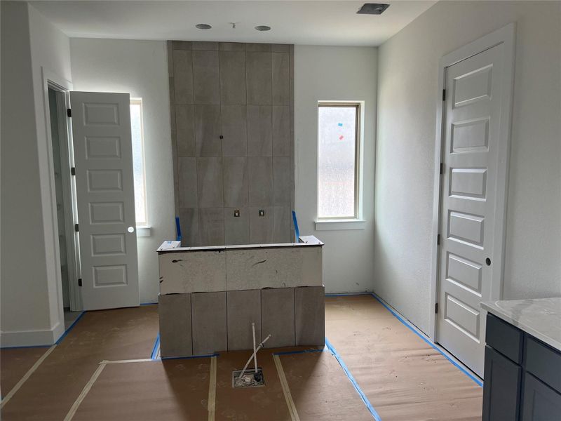 In-progress construction of a new home in Riverstone, Georgetown, TX (Image 30). In-progress construction of a new home in Riverstone, Georgetown, TX (Image 30).