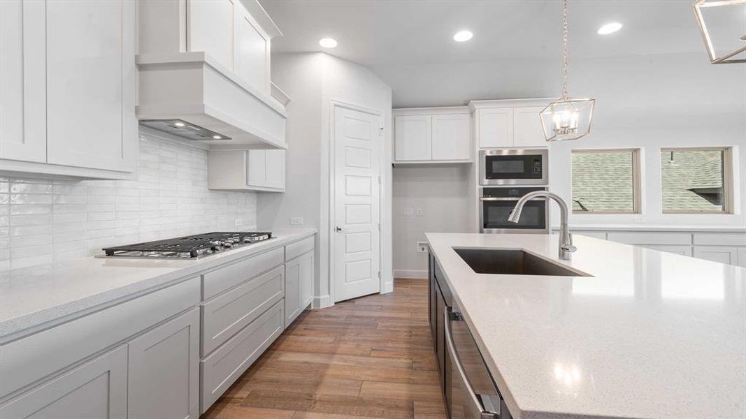 Furnished interior view inside a new home in Talon Hills 60'/70', Fort Worth (Image 10).