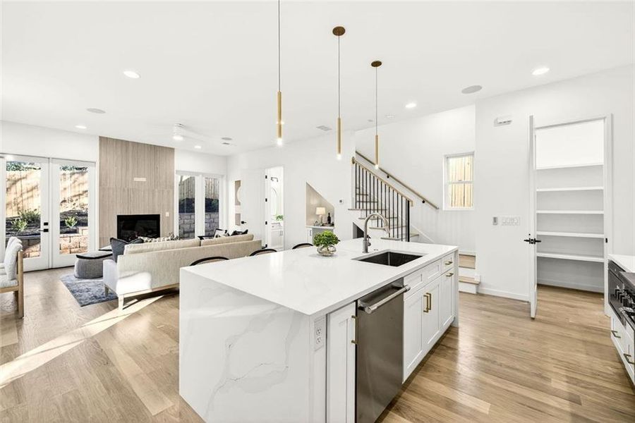 Furnished interior view inside a new home in , Atlanta (Image 7).