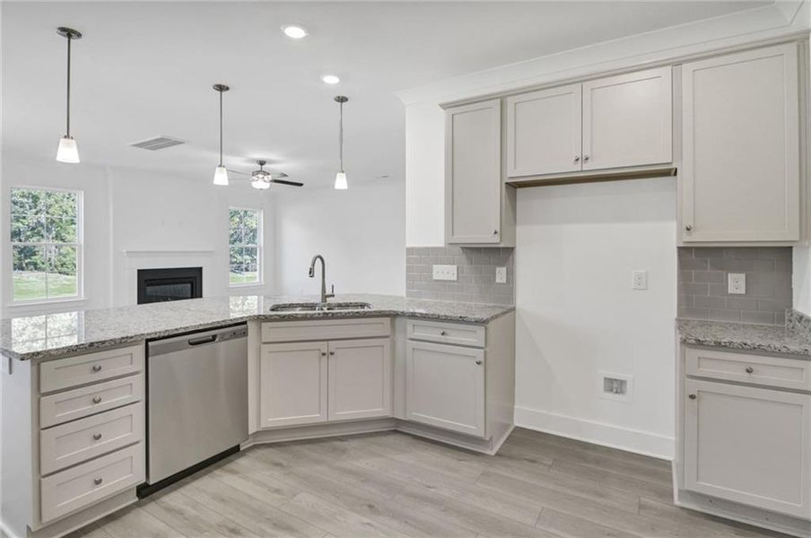 Furnished interior view inside a new home in Villas at Dawsonville, Dawsonville (Image 3).