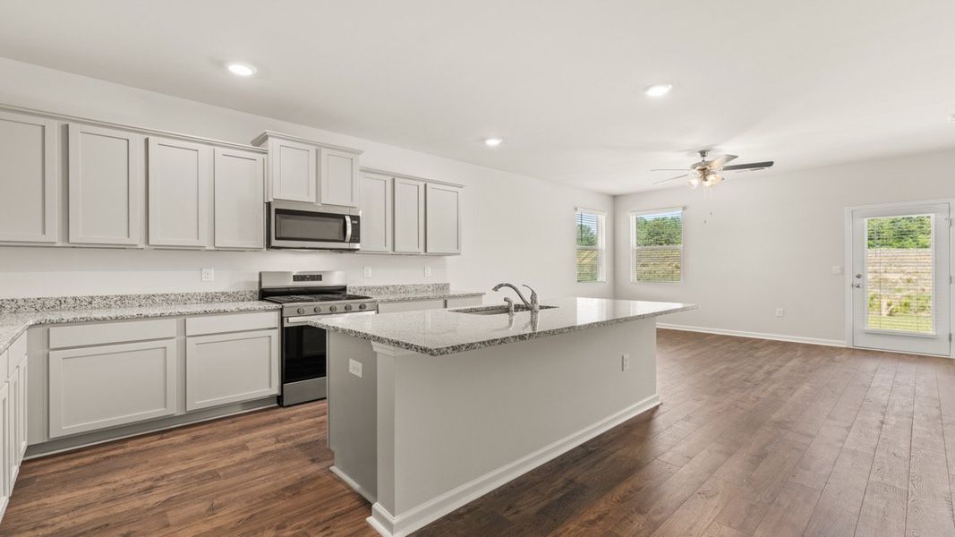 Furnished interior view inside a new home in Byrd Village, Graniteville (Image 3).