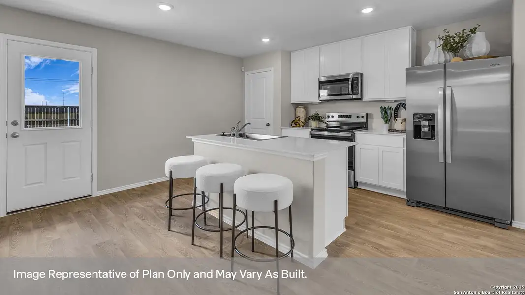 Furnished interior view inside a new home in Spring Valley, New Braunfels (Image 19).