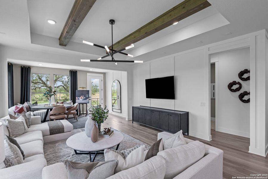 Furnished interior view inside a new home in Del Webb New Braunfels at Veramendi, New Braunfels (Image 21).