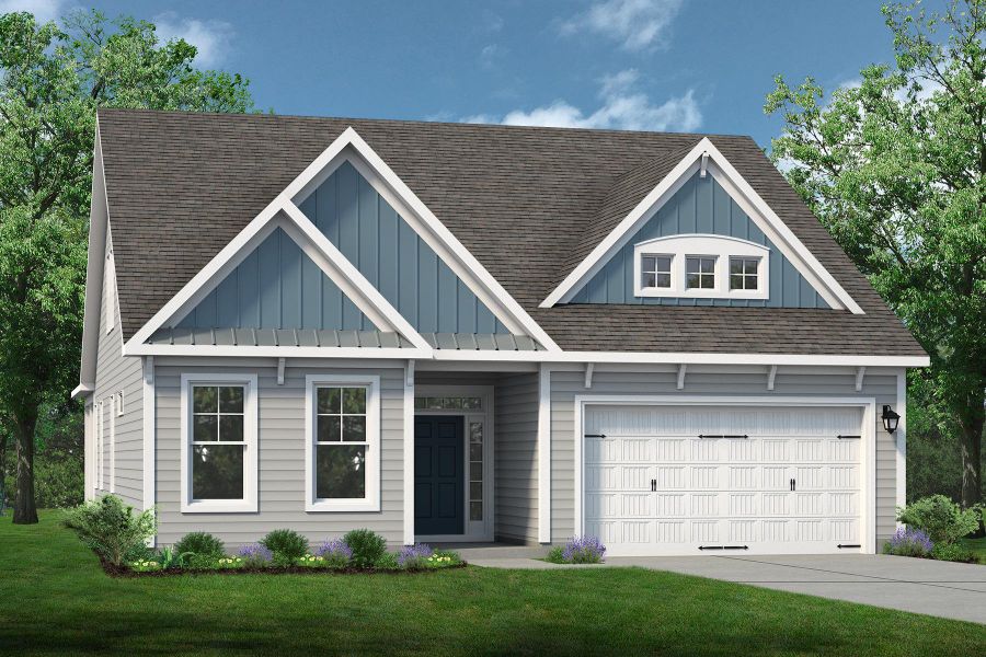 Representative exterior photo of a completed home built from the The Shorebreak by Chesapeake Homes in Coastal Club of the Carolinas, Calabash, NC (Image 22).