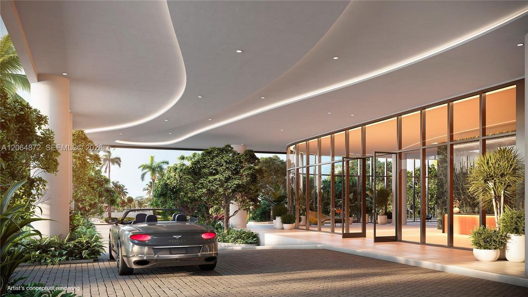 Condo located in Miami, FL showcasing its design and architecture (Image 3).