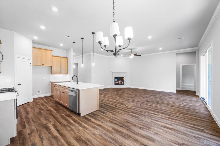 Furnished interior view inside a new home in Encino Estates, Dayton (Image 11).