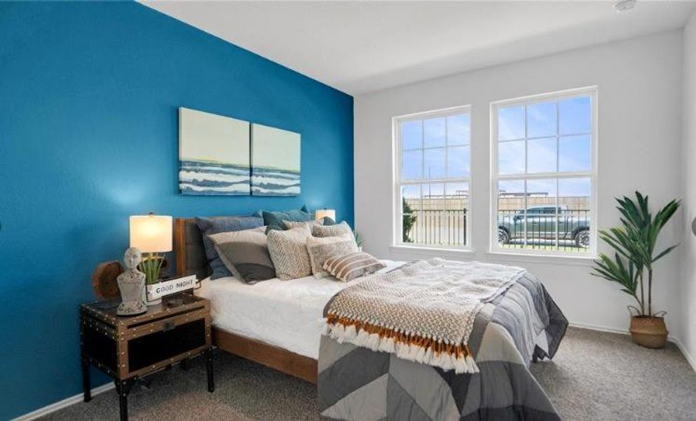 Furnished interior view inside a new home in Windstone on the Prairie, Richmond (Image 6).