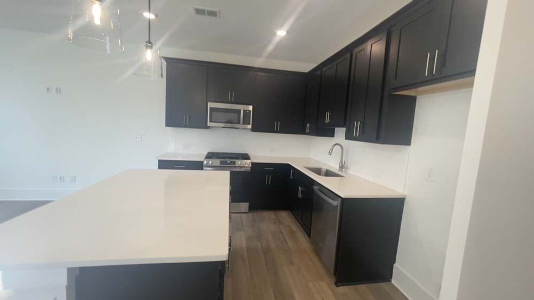 Kitchen featuring Industrial Collection Finishes