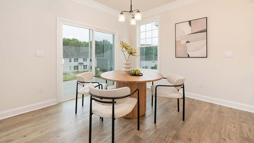 Furnished interior view inside a new home in Falls Cove, Troutman (Image 9).
