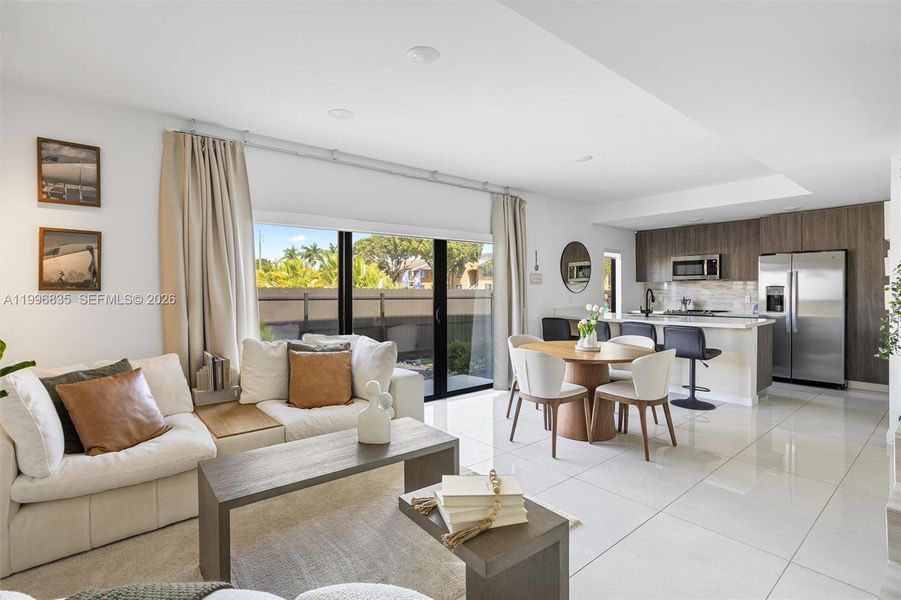 Furnished interior view inside a new home in , Florida City (Image 6).