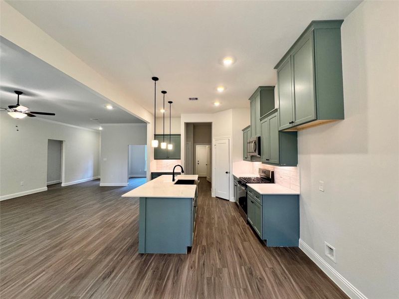 Furnished interior view inside a new home in Encino Estates, Dayton (Image 8).