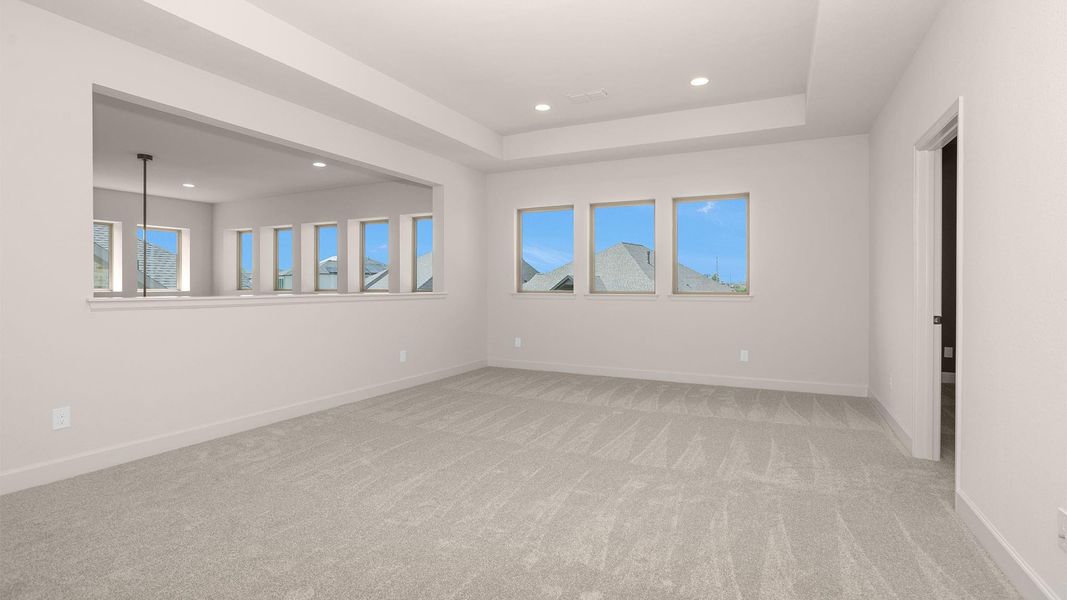 Spacious, unfurnished interior of a new home in Valencia, Manvel (Image 12). Spacious, unfurnished interior of a new home in Valencia, Manvel (Image 12).