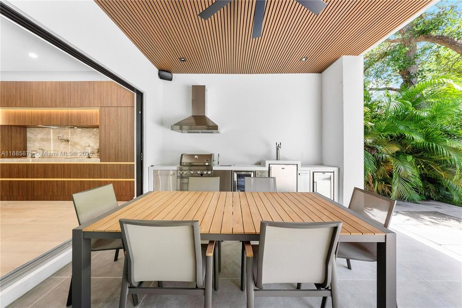 Outdoor dining area/kitchen Outdoor dining area/kitchen