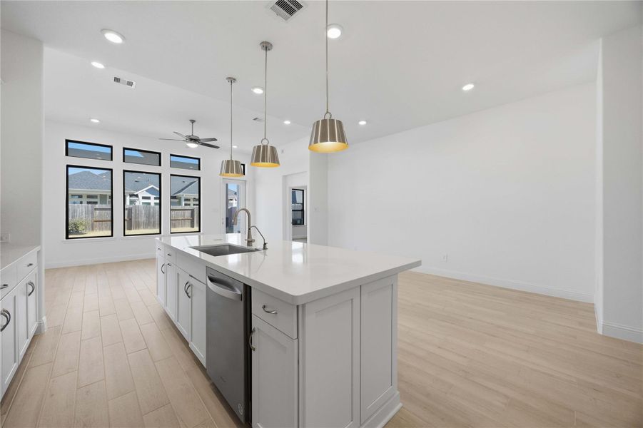 Furnished interior view inside a new home in Sienna, Missouri City (Image 5). Furnished interior view inside a new home in Sienna, Missouri City (Image 5).