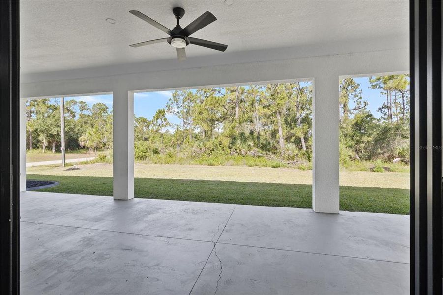 Exterior details and patio area of a home in , North Port (Image 21).