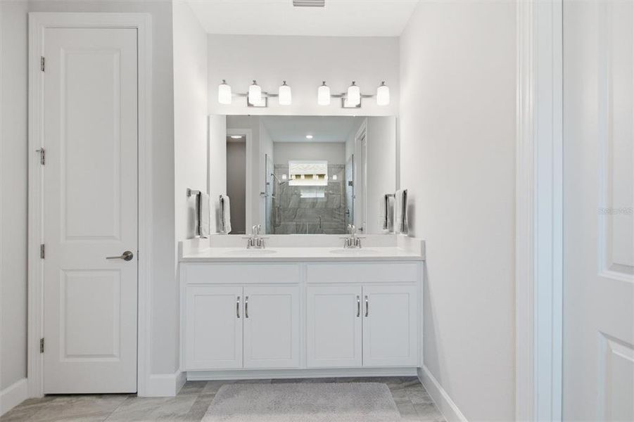 Furnished interior view inside a new home in , Poinciana (Image 12).
